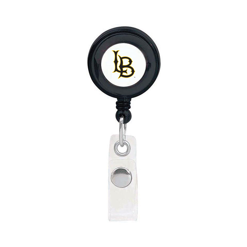 LB Retractable Badge Holder - Black, Neil – Long Beach State