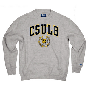 CSULB Middle Seal Crew - Oxford, Blue 84