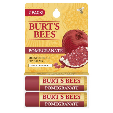 Burts Bees Lip Balm Pomegranate 2 Pack