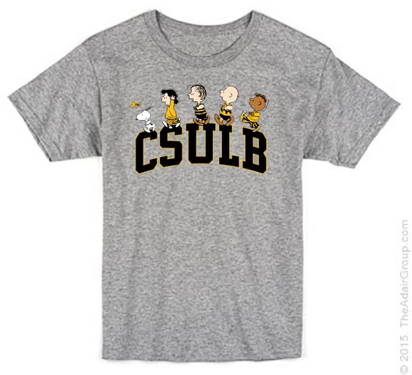 Youth CSULB Snoopy and Friends T-Shirt - Oxford, Third Street