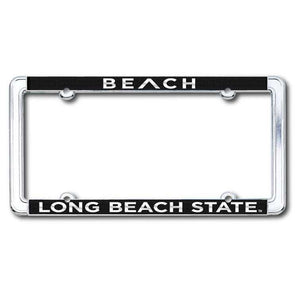 Beach Caret Thin License Frame - Black, Strand