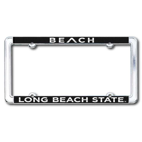 Beach Caret Thin License Frame - Black, Strand
