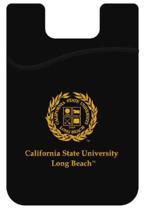 CSULB Seal Phone Pocket - Black