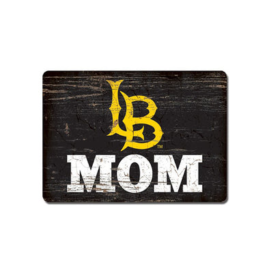 Long Beach State Mom Wooden Magnet