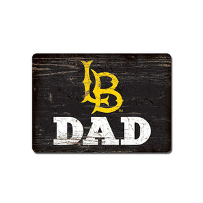 Long Beach State Dad Wooden Magnet