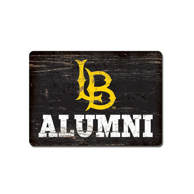 Long Beach State Alumni Wooden Magnet