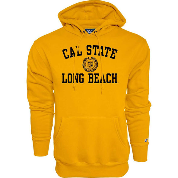 Cal State Long Beach Vert Arch Seal Hood - Gold, Blue 84