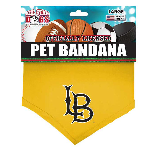 Fishing Buddy Dog Bandana (One Size Fits Most for Medium to Large Dogs,  Athletic Gold)