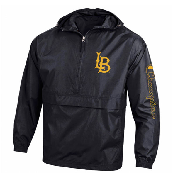 LB Champion Logo Wind Jacket - Black, Champion