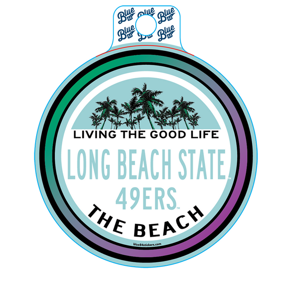 LB State Living Good Life Sticker - Multi, Blue 84.