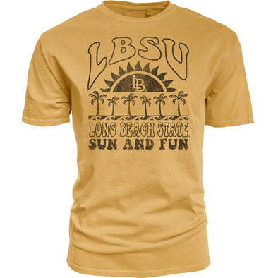 LB State Sun and Fun T-Shirt - Yellow, Blue 84