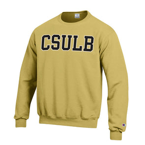 *SALE* CSULB Wool Black/White Crew - Vegas Gold, Champion