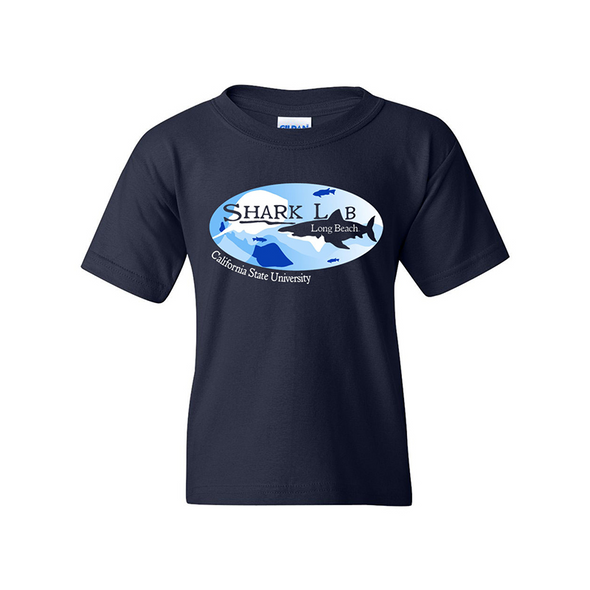 Youth Shark Lab T-Shirt - Navy, TLC