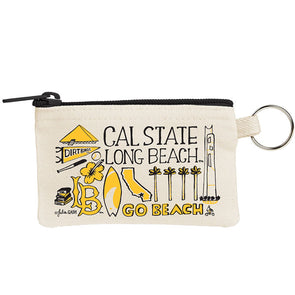 CSULB Icons Canvas Banner 12.5x13 by Julia Gash - White, Neil – Long  Beach State Official Store