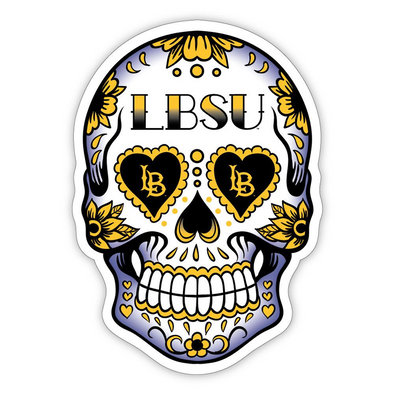 LBSU Sugar Skull Decal - SDS Design