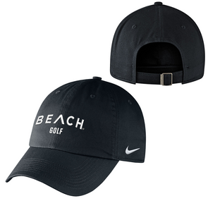 Beach Caret Golf Campus Cap - Black, Nike