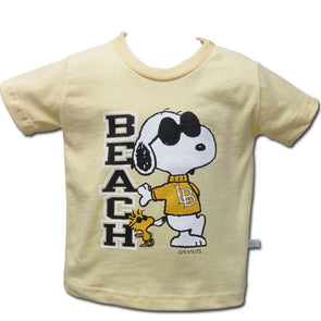 Snoopy Beach T-Shirt - Light Yellow, Third Street