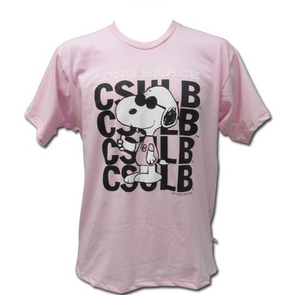 CSULB Repeat Snoopy T-Shirt - Pink, Third Street