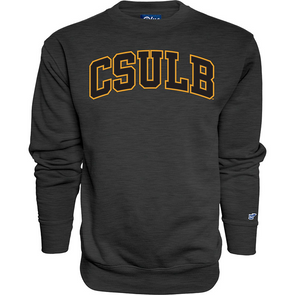CSULB Twill Black/Gold Crew - Charcoal, Blue 84