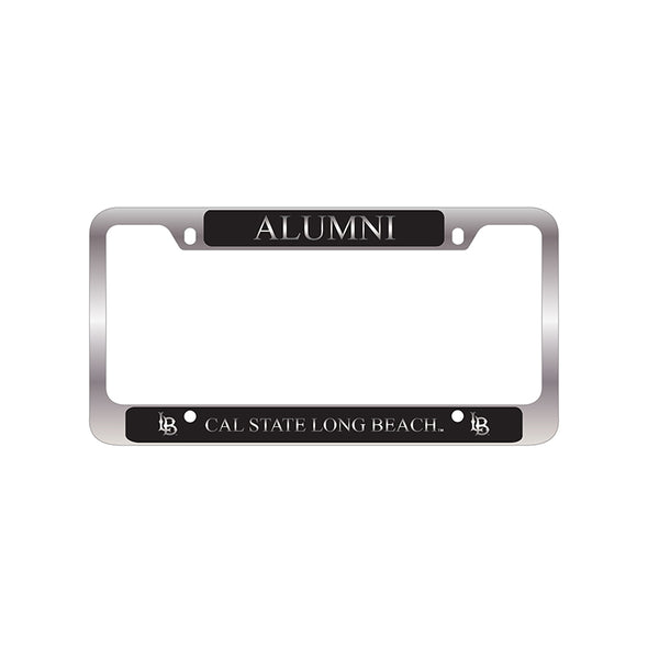 LB Alumni Engraved License Frame- Chrome, LXG Sutter Mills