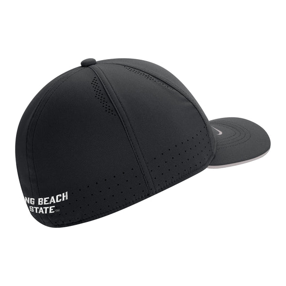 LB State Swoosh Flex Trim Cap - Black, Nike
