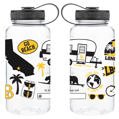 LB Stickered H2GO Bottle
