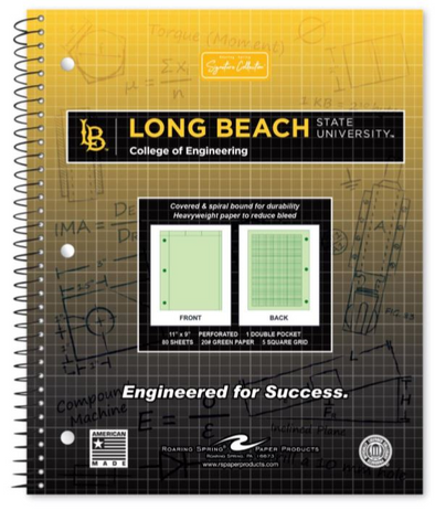 COE Engineering Spiral Notebook