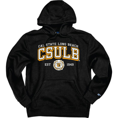 CSULB Seal Hood - Black, Blue 84