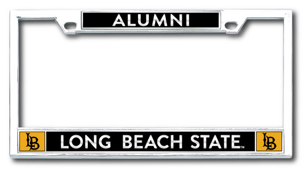Alumni LBSU Chrome License Frame - Chrome, Strand