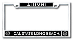 Alumni CSULB Chrome License Plate Frame - Chrome, Strand Art Co.