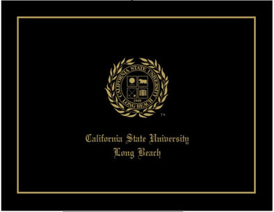 CSULB SEAL PADDED DIPLOMA COVER BALFOUR