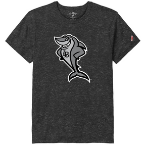 Elbee Shark T-Shirt - Charcoal, League
