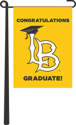 Congrats LB Graduate Garden Flag - Gold, Sewing Concepts