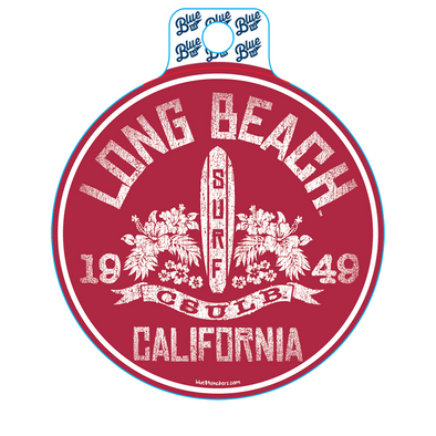 LB 1949 Surfboard Sticker - Red, Blue 84