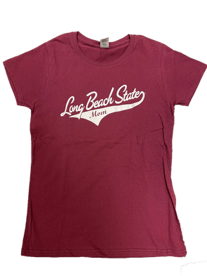 Mom LB State Tail T-Shirt - Maroon, TLC