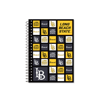 LB Tiles 5X7 Spiral Notebook - Black