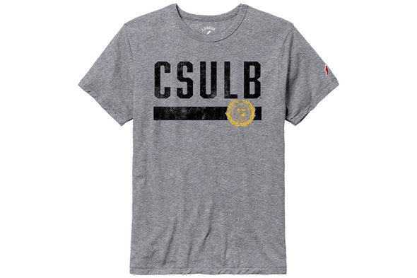 CSULB Bar LB Victory Falls T-Shirt - Oxford, League