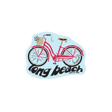 LBC LB Cruiser Bike Mini Sticker - Pink, Life at Sea