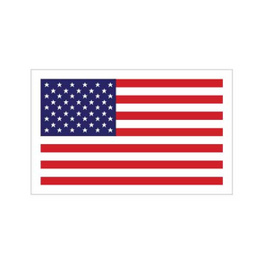 US Flag Mini Sticker - Life at Sea