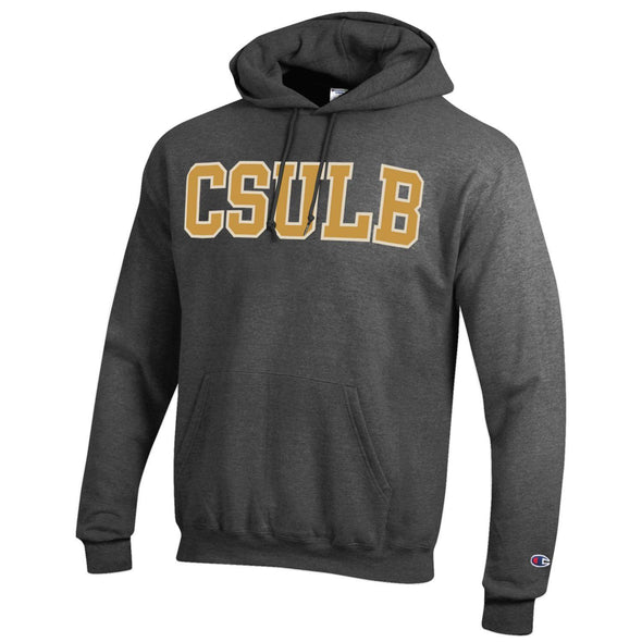 CSULB Wool Gold/White Hood - Charcoal, Champion