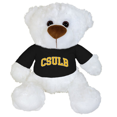 CSULB Louie Bear - White, Mascot Factory