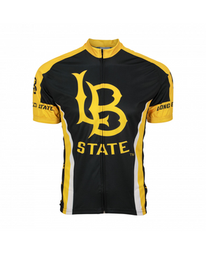 LB State Cycling Jersey - Black/Gold, Adrenaline World