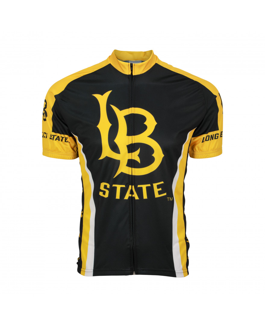 Black and yellow cycling hot sale jersey