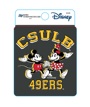 CSULB Mickey & Minnie 49ers Sticker - Blue 84