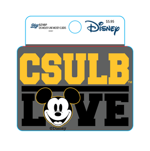 CSULB Mickey Love Sticker - Blue 84