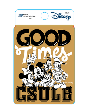 CSULB Mickey Good Times Sticker - Blue 84