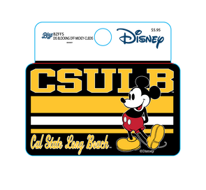 CSULB Mickey Blocking Off Sticker - Blue 84