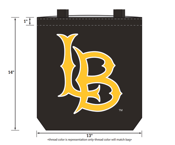 LB Interlock Tote Bag - Black, Envirotote