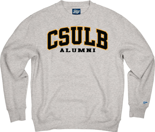 Alumni CSULB Twill Black/Gold Crew - Oxford, Blue 84