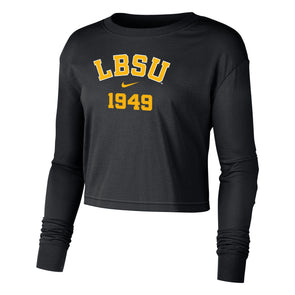 LB Sideline Long Sleeve Cotton Dri Fit T-Shirt - Black, Nike